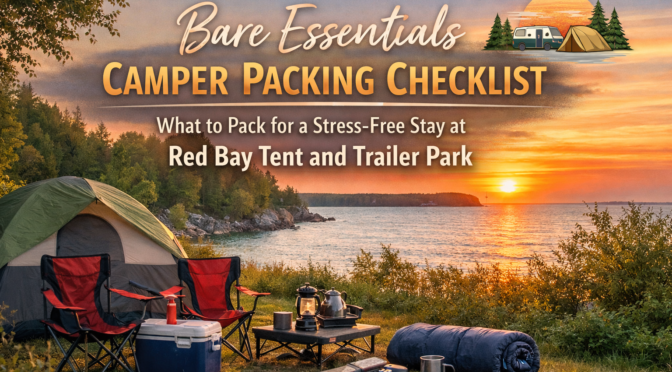 Bare Essentials Camper Packing Checklist